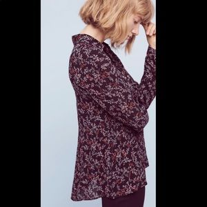 ANTHROPOLOGIE Maeve Brainbridge Buttondown Fall